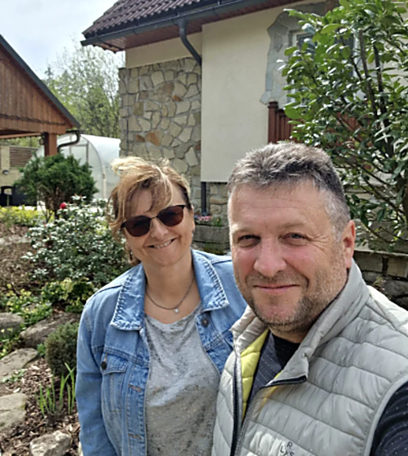 Pavel a Lenka Drbalovi, majitelé chalupy Rajnochovka
